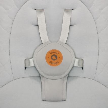 Lionelo - Balanço para bebé com melodia MELL Bege Areia 4x pilhas AA + controlo remoto