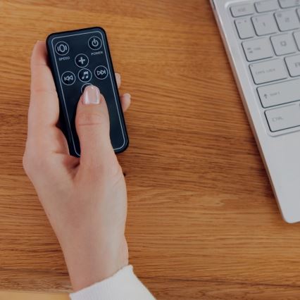 Lionelo - Baloiço infantil musical RIO 4xC Bege Latte + controlo remoto