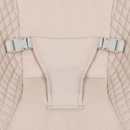 Lionelo - Baloiço infantil musical RIO 4xC Bege Latte + controlo remoto