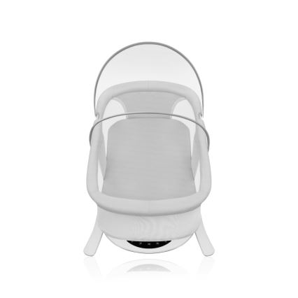 Lionelo - Baloiço infantil 2 em 1 BELLA com melodia, 4x AA, Cinzento Betão + controlo remoto