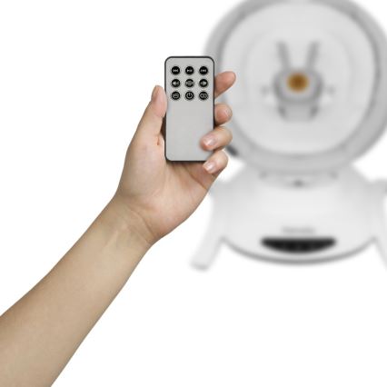 Lionelo - Baloiço para bebé com melodia BELLA Grey Concrete + comando remoto