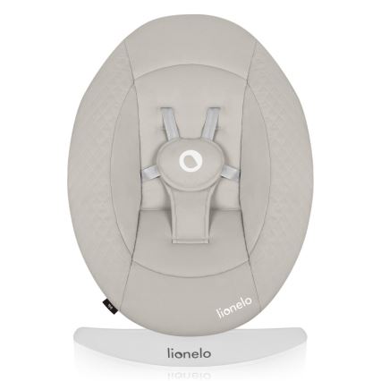 Lionelo - Baloiço para bebé com melodia IRIS 4xAA Beige Sand