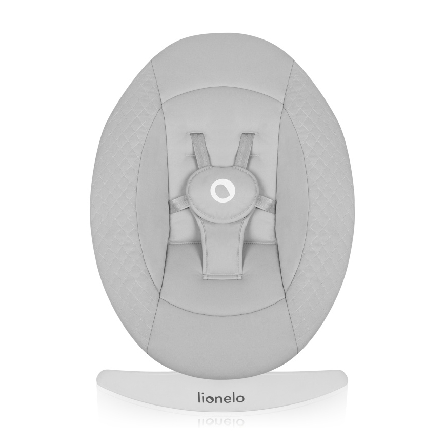 Lionelo - Baloiço para bebé com melodia IRIS Grey Concrete