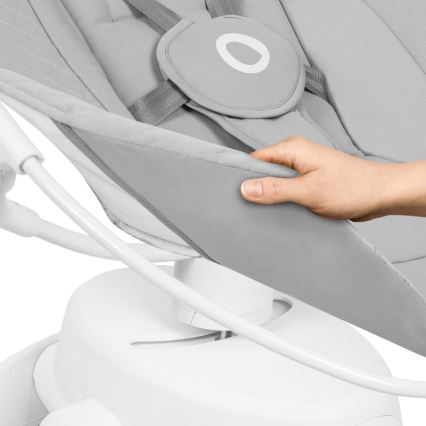 Lionelo - Baloiço para bebé com melodia IRIS Grey Concrete