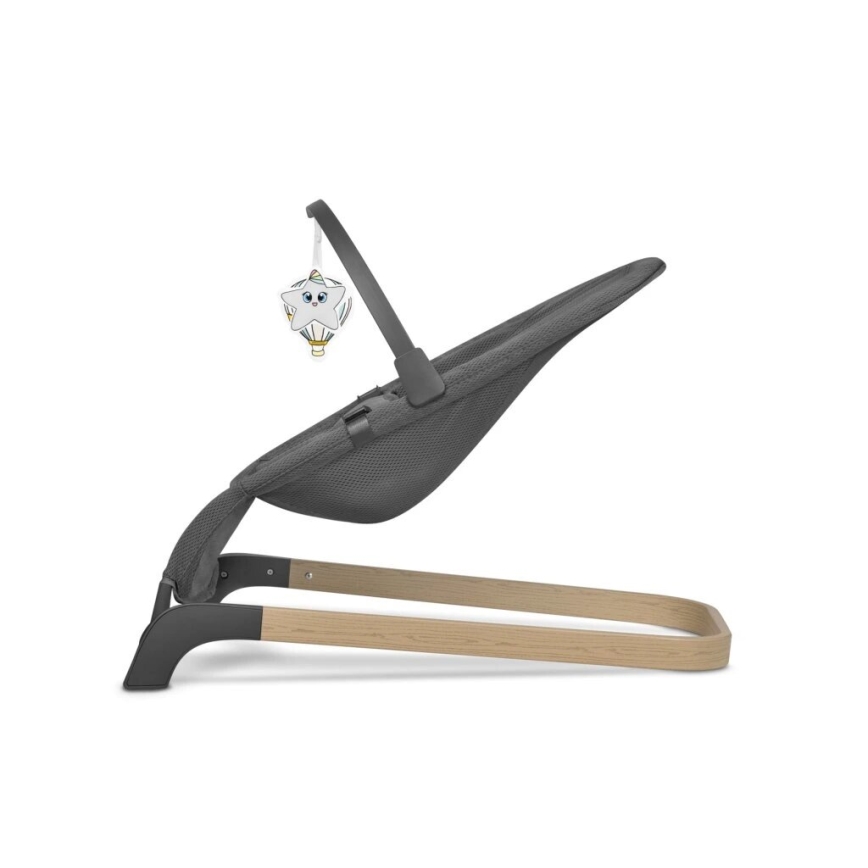 Lionelo - Baloiço para bebé JUNE cinzento