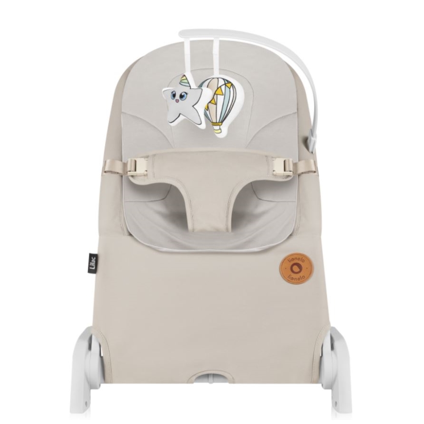 Lionelo - Baloiço para bebé LILAC bege