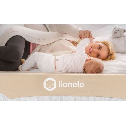Lionelo - Barreira de segurança de cama EVA bege