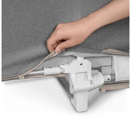 Lionelo - Barreira de segurança de cama LORA cinzento escuro