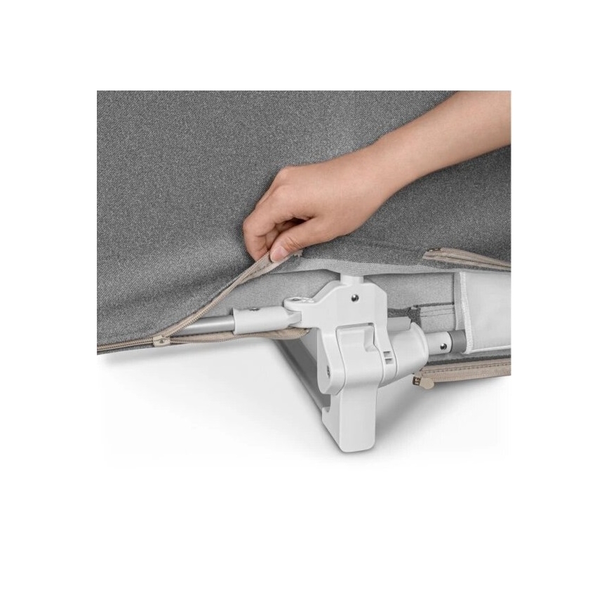 Lionelo - Barreira de segurança de cama LORA cinzento escuro