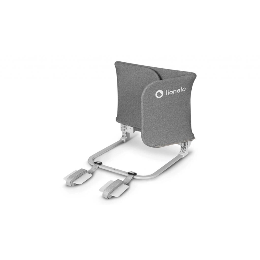 Lionelo - Barreira de segurança para cama LORA, cinzento escuro