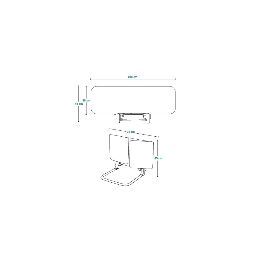 Lionelo - Barreira de segurança para cama LORA XL cinzenta