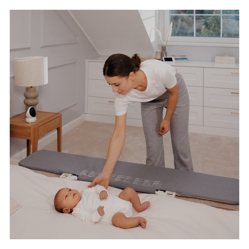 Lionelo - Barreira de segurança para cama LORA XL cinzento escuro