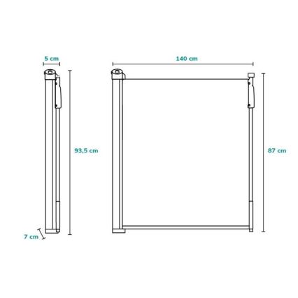 Lionelo - Barreira de segurança TULIA preto