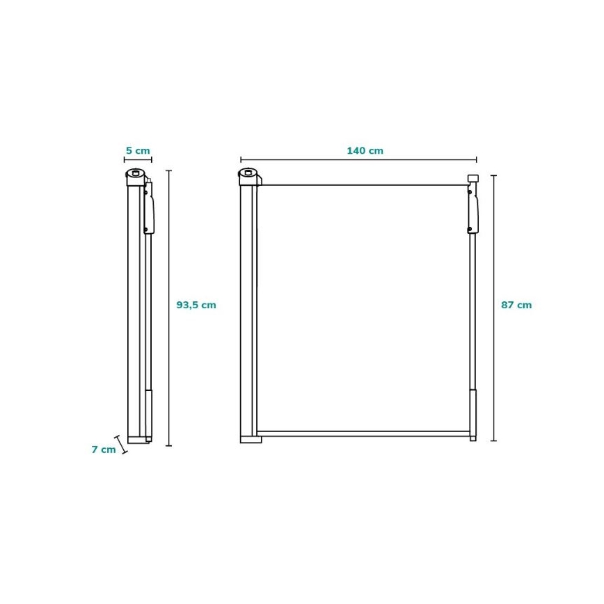 Lionelo - Barreira de segurança TULIA preto
