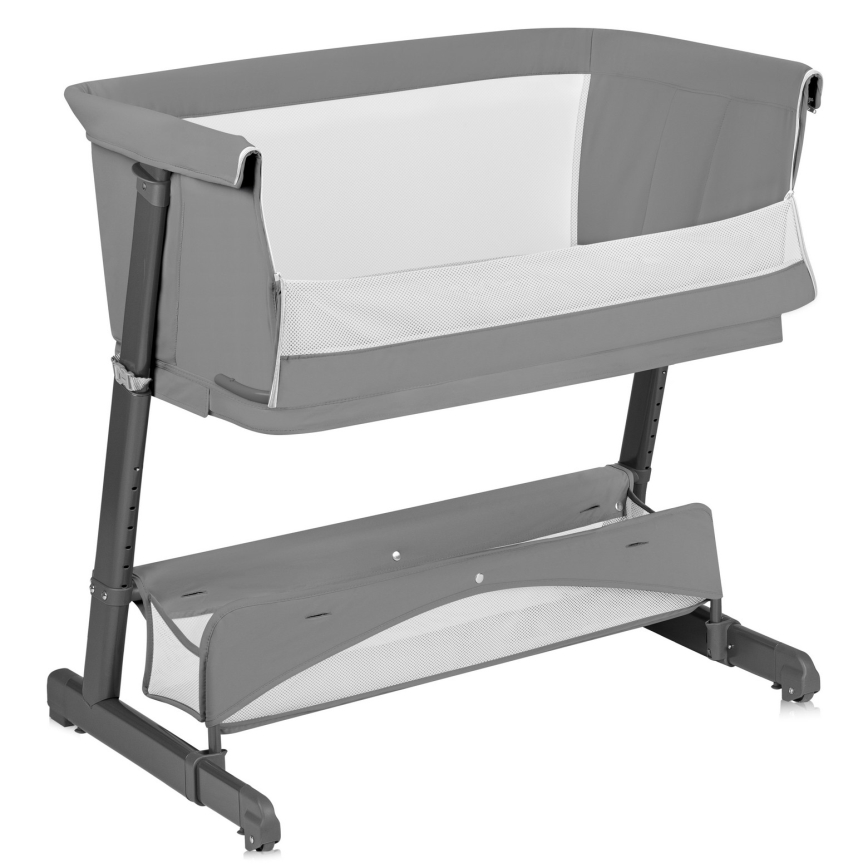Lionelo - Berço 5 em 1 THOMI PLUS Grey Concrete