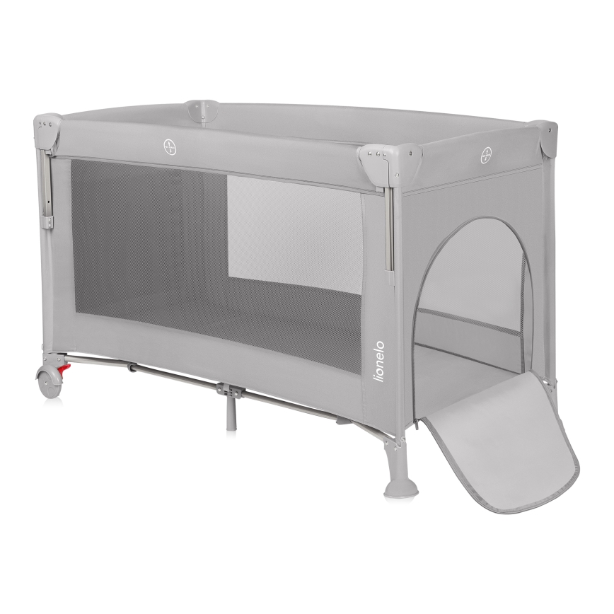 Lionelo - Berço de viagem 3 em 1 ELLEN Cinzento Betão
