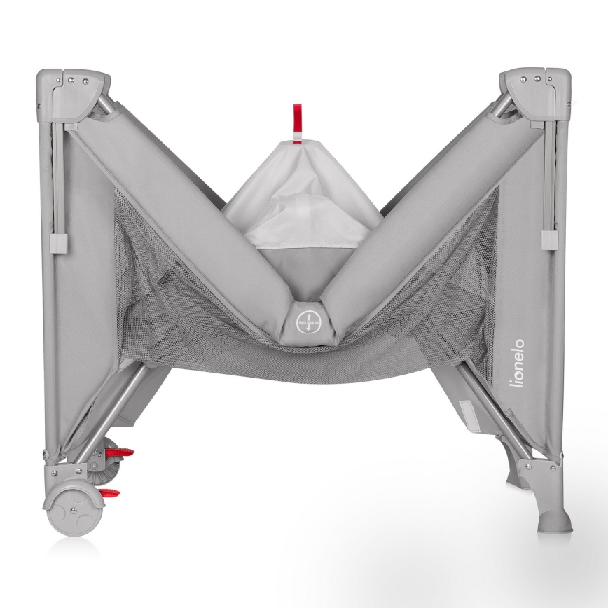 Lionelo - Berço de viagem 3 em 1 ELLEN Cinzento Betão
