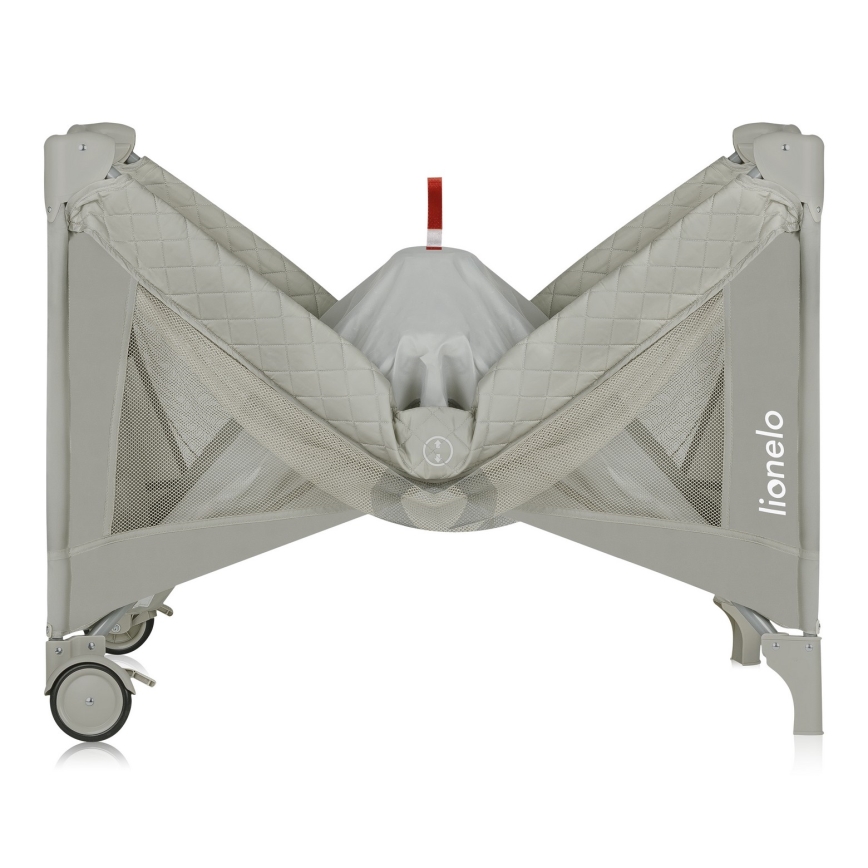Lionelo - Berço de viagem FLOWER Cappuccino