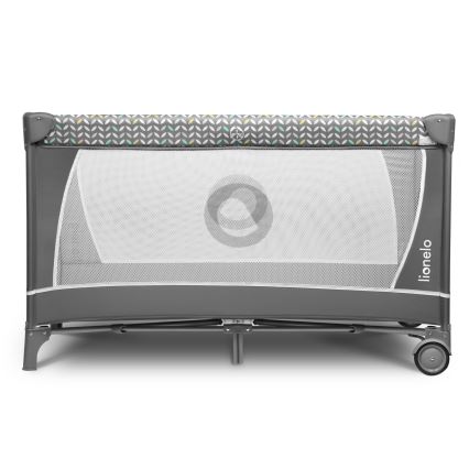 Lionelo - Berço de Viagem FLOWER Cinzento Scandi