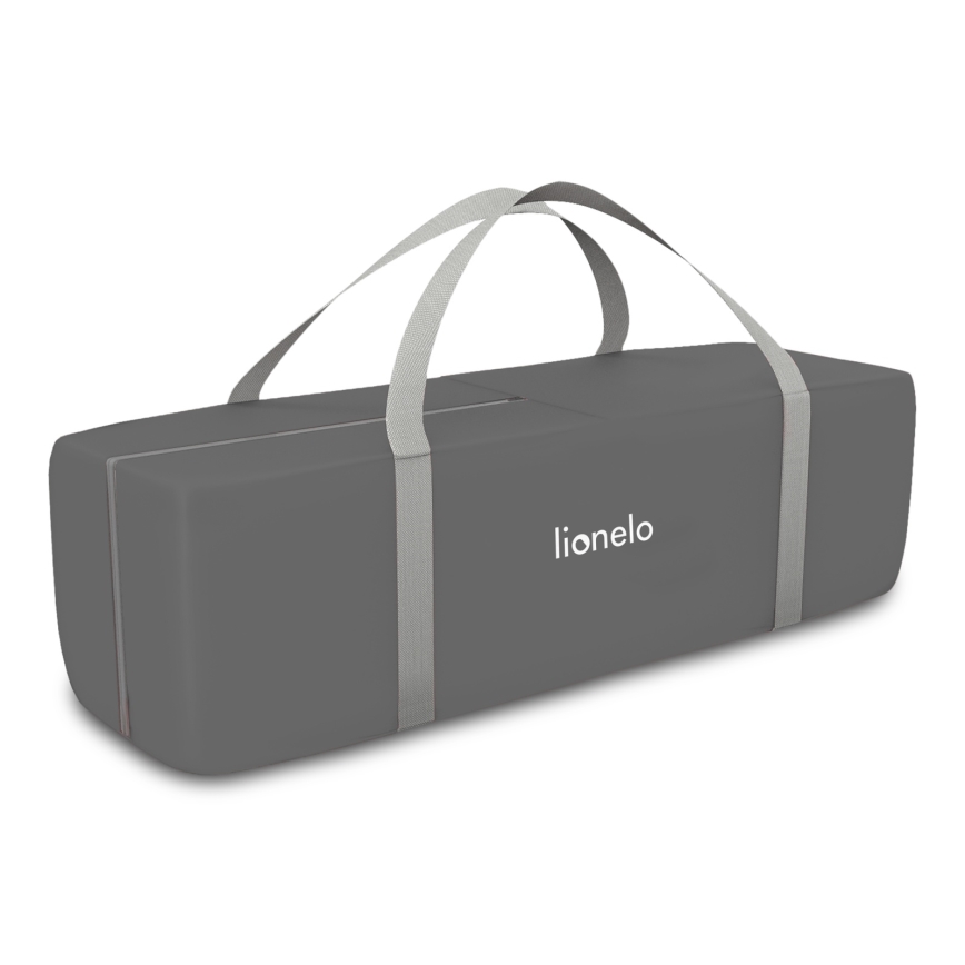 Lionelo - Berço de Viagem FLOWER Cinzento Scandi