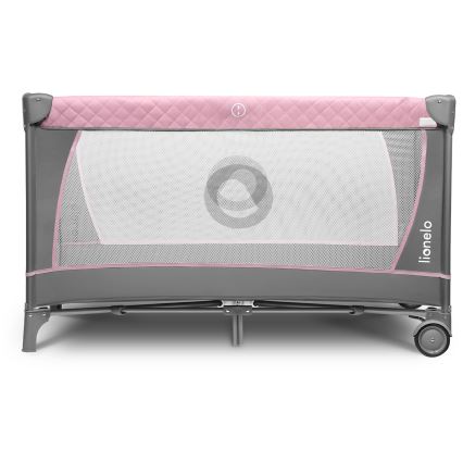 Lionelo - Berço de viagem FLOWER Flamingo