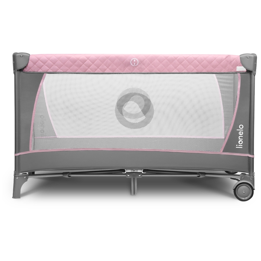 Lionelo - Berço de viagem FLOWER Flamingo