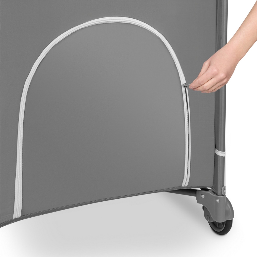 Lionelo - Berço de Viagem FLOWER Pedra Cinzenta