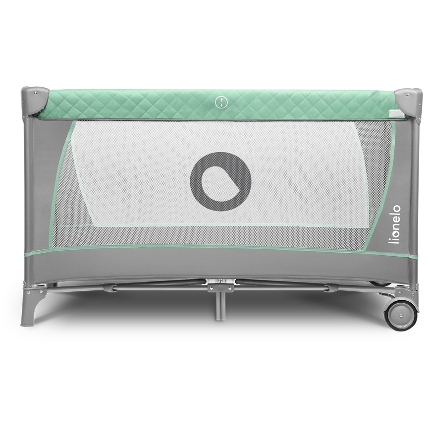Lionelo - Berço de viagem FLOWER Turquesa