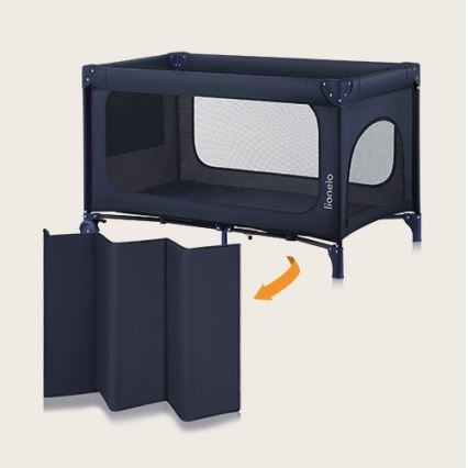 Lionelo - Berço de Viagem JASMIN EASY FOLD Azul Marinho