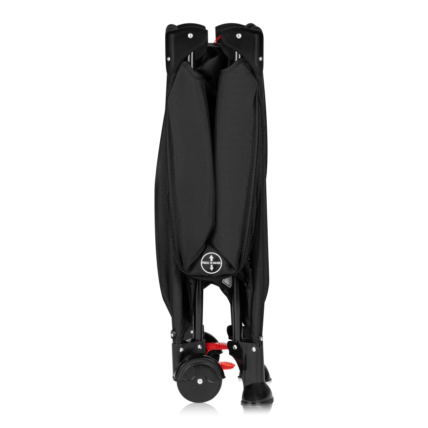 Lionelo - Berço de viagem LAURA Preto Carbono