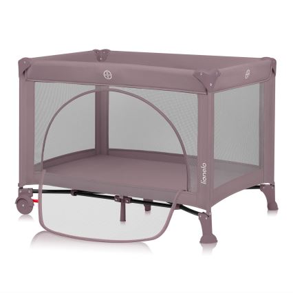 Lionelo - Berço de Viagem LAURA Rosa Nude