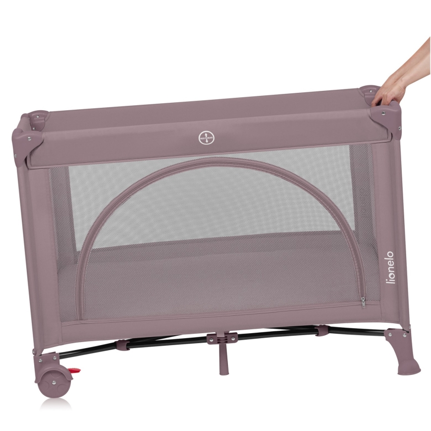 Lionelo - Berço de Viagem LAURA Rosa Nude