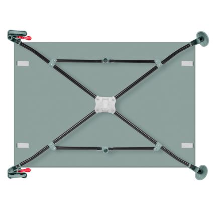 Lionelo - Berço de Viagem LAURA Verde-sálvia