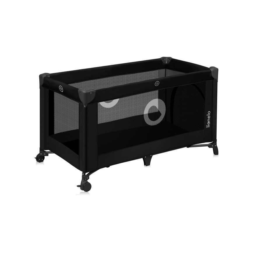 Lionelo - Berço de Viagem STEFI Black Carbon