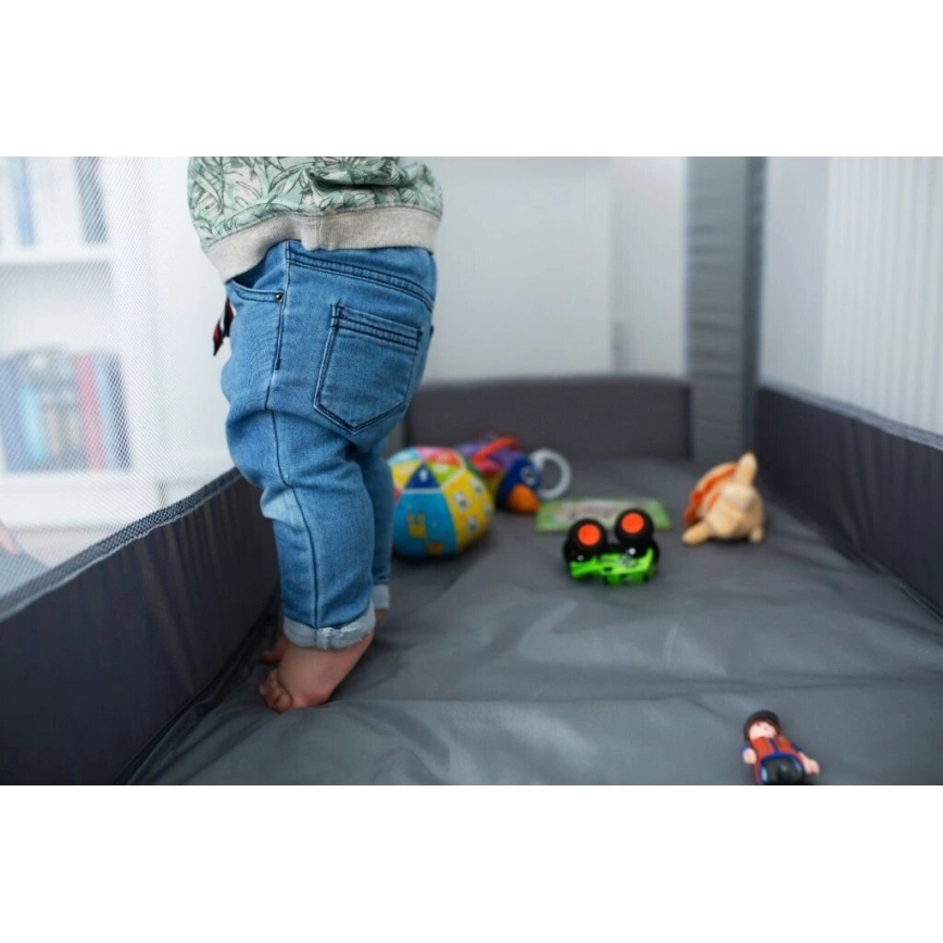 Lionelo - Berço de viagem STEFI cinzento