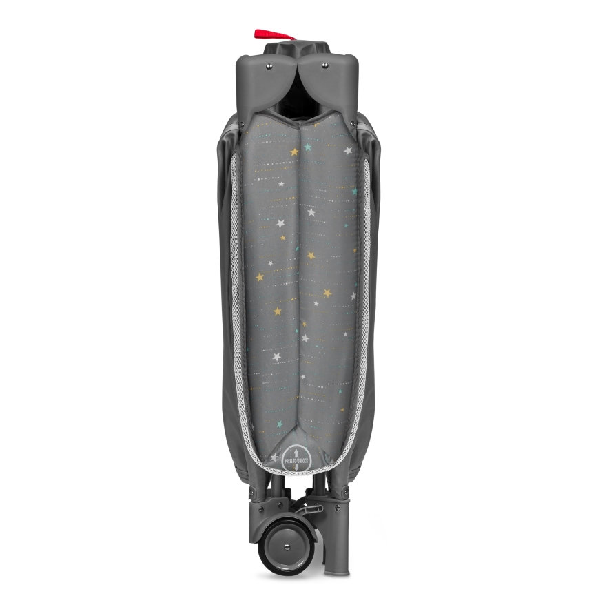 Lionelo - Berço de viagem STEFI PLUS Cinza Multicolor