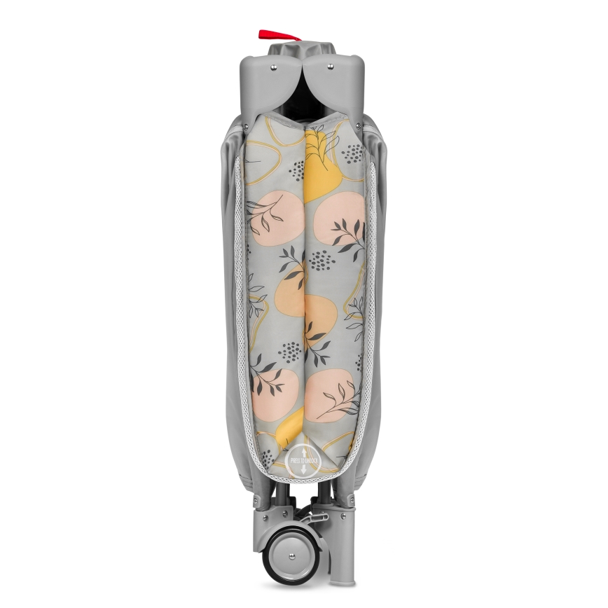 Lionelo - Berço de viagem STEFI PLUS Rosa e Amarelo