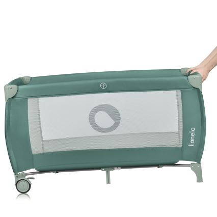 Lionelo - Berço de viagem STEFI PLUS Verde Oliva