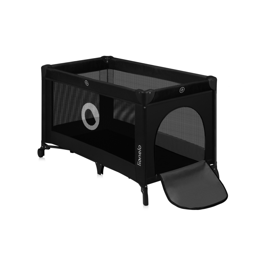 Lionelo - Berço de Viagem STEFI Preto Carbono