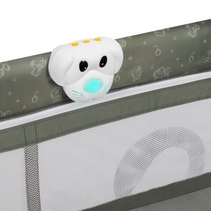 Lionelo - Berço de viagem SVEN PLUS Bege Oliva