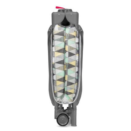 Lionelo - Berço de viagem SVEN PLUS cinza/amarelo