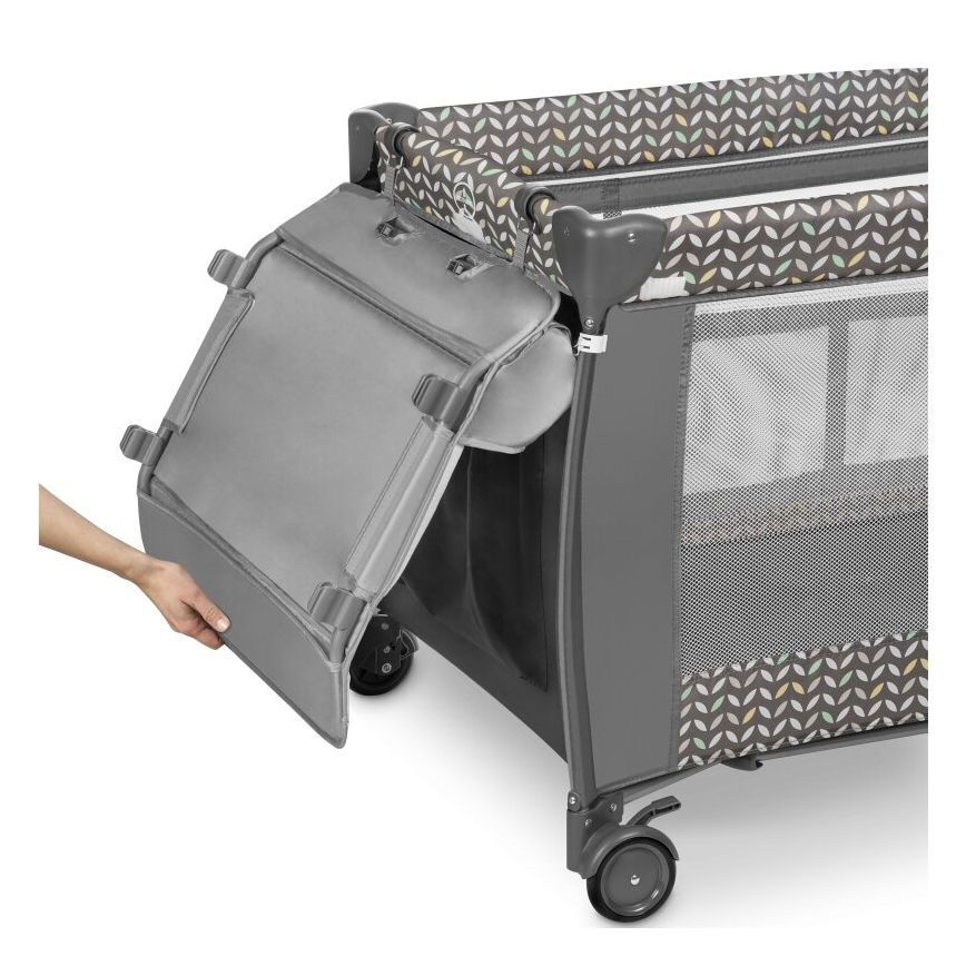 Lionelo - Berço de viagem SVEN PLUS cinzento