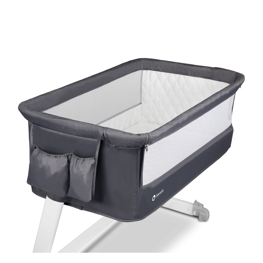 Lionelo - Berço de viagem THEO Cinzento Escuro