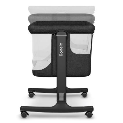 Lionelo - Berço infantil 3 em 1 AURORA preto