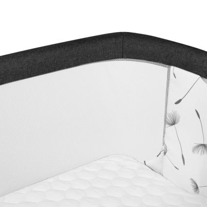 Lionelo - Berço infantil 3 em 1 AURORA preto