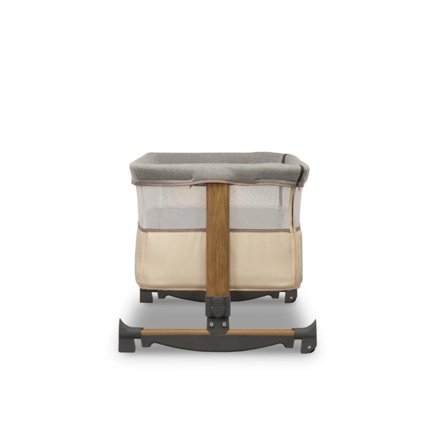 Lionelo - Berço infantil 3 em 1 LEONIE cinzento/bege