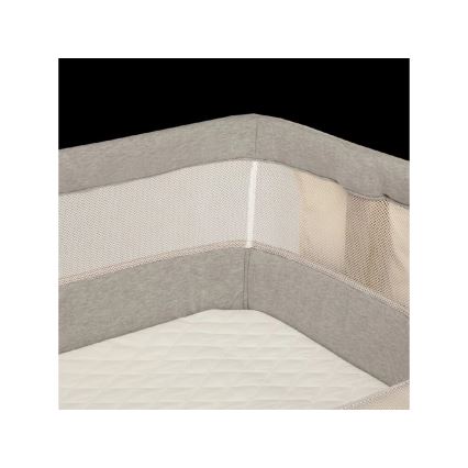 Lionelo - Berço infantil 3 em 1 LEONIE cinzento/preto