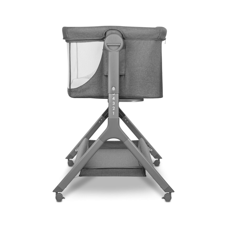 Lionelo - Berço infantil 3 em 1 LEONIE PLUS cinza