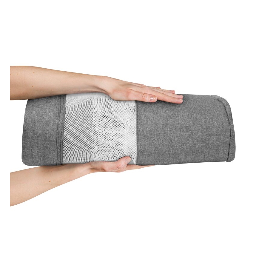 Lionelo - Berço infantil 3 em 1 LEONIE PLUS cinza