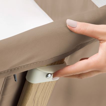 Lionelo - Berço infantil 5 em 1 THOMI PLUS Bege Caramelo